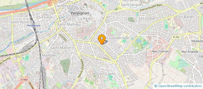 localisation de l'entreprise COALYS  PERPIGNAN