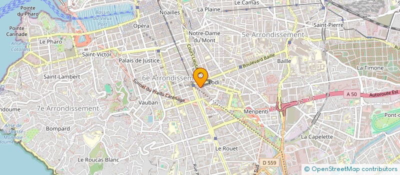 localisation de l'entreprise COAM à MARSEILLE