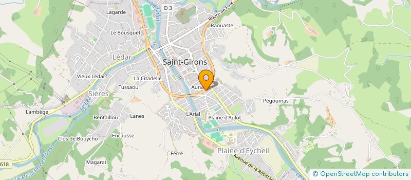 localisation de l'entreprise COANDLUX à SAINT-GIRONS