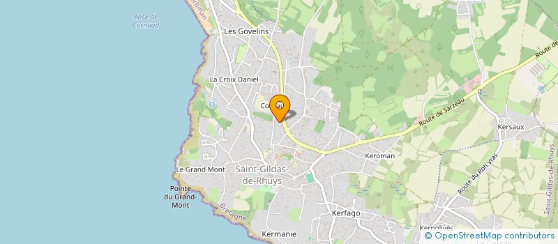 localisation de l'entreprise COANO  SAINT-GILDAS-DE-RHUYS