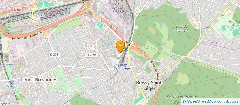 localisation de l'entreprise COANOM à BOISSY-SAINT-LEGER
