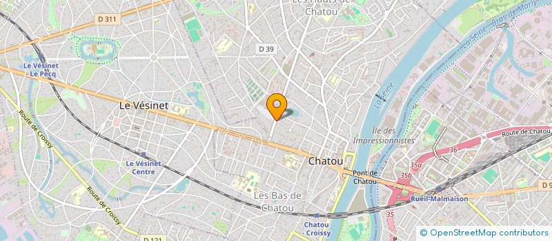 localisation de l'entreprise COARDOS CONSEIL  CHATOU