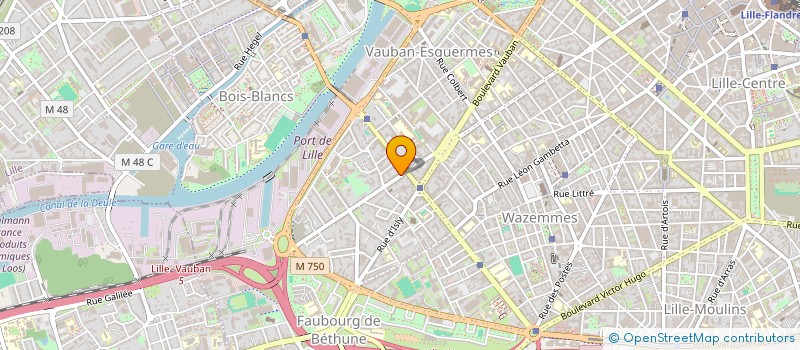 localisation de l'entreprise COARJO 3 à LILLE