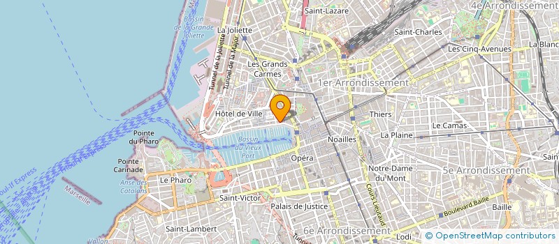 localisation de l'entreprise COART à MARSEILLE