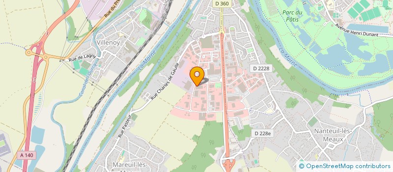 localisation de l'entreprise COARTE à MAREUIL-LES-MEAUX