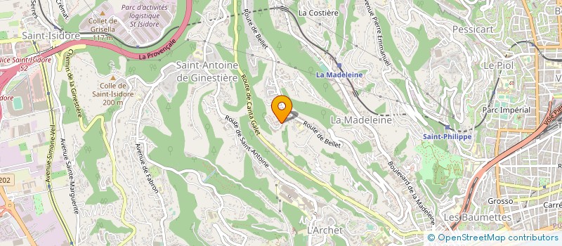 localisation de l'entreprise COARTJAZZ à NICE