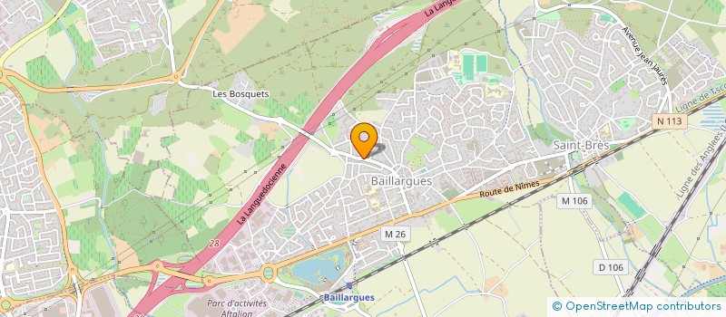 localisation de l'entreprise COAST  BAILLARGUES