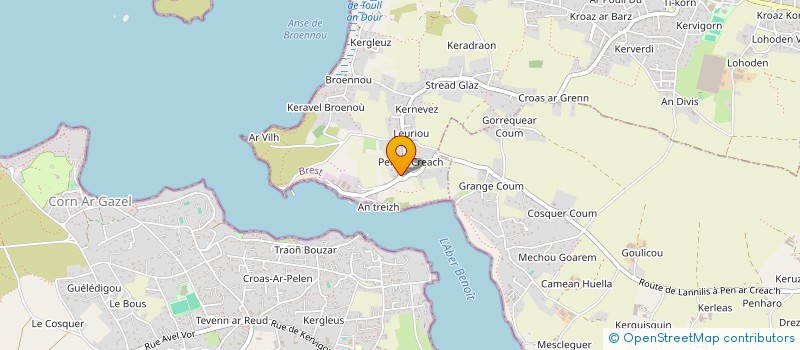 localisation de l'entreprise COAST CAP à LANDEDA