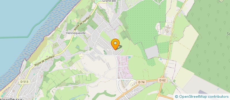 localisation de l'entreprise COAST TO COAST  TROUVILLE-SUR-MER