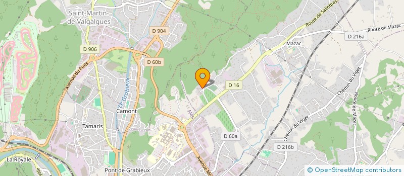 localisation de l'entreprise COASTAL  SAINT-PRIVAT-DES-VIEUX