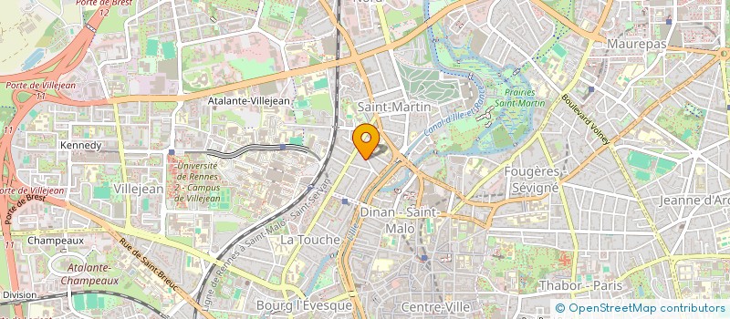 localisation de l'entreprise COAT AR FAO  RENNES