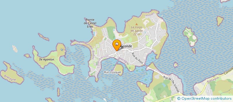 localisation de l'entreprise COAT FLAVE  TREBEURDEN