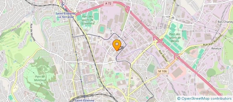 localisation de l'entreprise COATING DEVELOPPEMENT à SAINT-ETIENNE