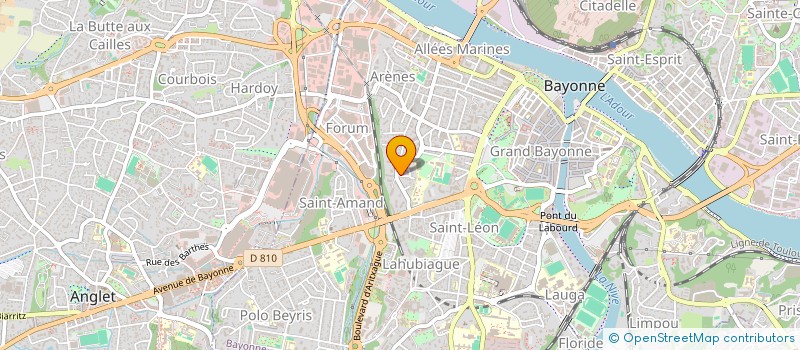 localisation de l'entreprise COATPARQUET à BAYONNE