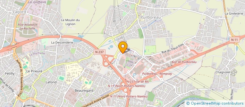 localisation de l'entreprise COB I I  PUILBOREAU