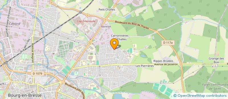 localisation de l'entreprise COB RENOV à BOURG-EN-BRESSE