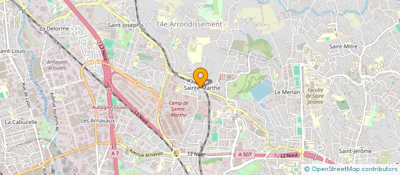 localisation de l'entreprise COBA à MARSEILLE