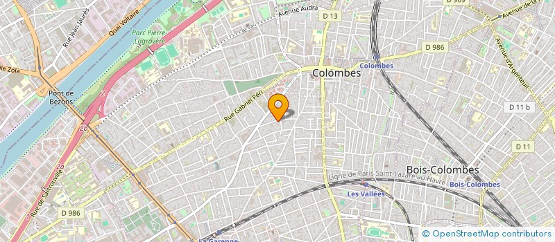 localisation de l'entreprise COBA CONSEIL à COLOMBES
