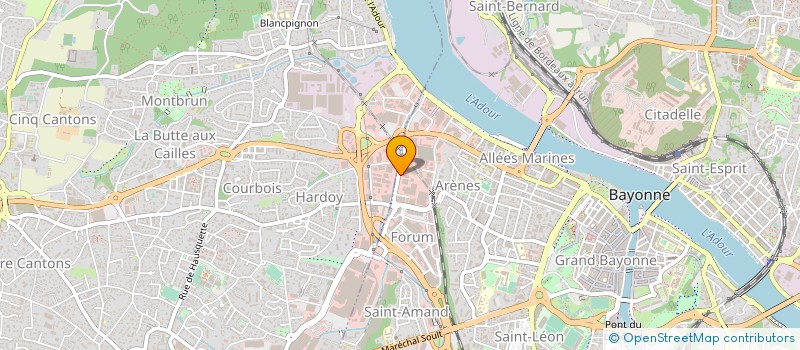 localisation de l'entreprise COBA ENERGIES à BAYONNE