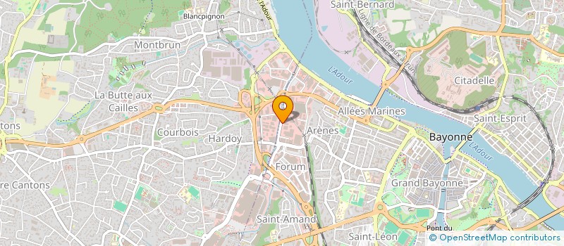 localisation de l'entreprise COBA ENERGIES RENOUVELABLES à BAYONNE