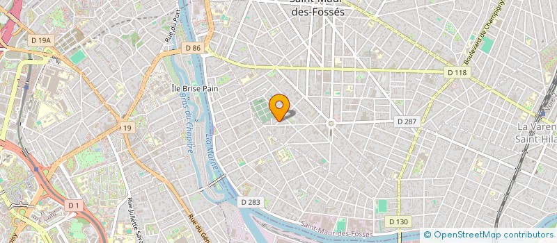 localisation de l'entreprise COBA ETANCHE à SAINT-MAUR-DES-FOSSES