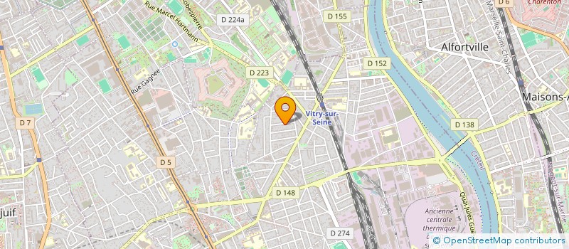 localisation de l'entreprise COBA INTERNATIONAL à VITRY-SUR-SEINE