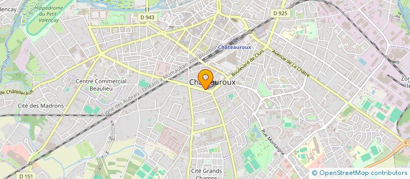 localisation de l'entreprise COBAC à CHATEAUROUX