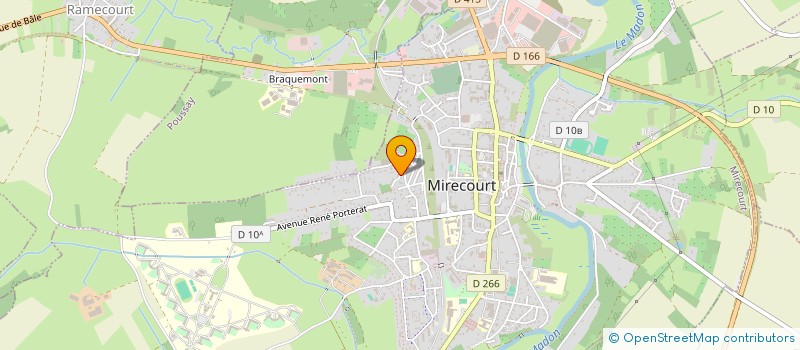 localisation de l'entreprise COBACIER  MIRECOURT