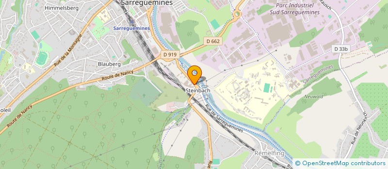 localisation de l'entreprise COBACO à SARREGUEMINES