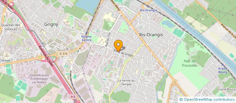 localisation de l'entreprise COBAFRA à RIS-ORANGIS