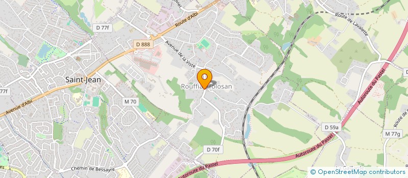 localisation de l'entreprise COBAGA  ROUFFIAC-TOLOSAN