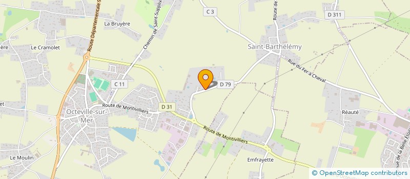 localisation de l'entreprise COBAIL  OCTEVILLE-SUR-MER