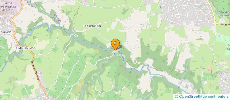 localisation de l'entreprise COBAK  SOUCIEU-EN-JARREST