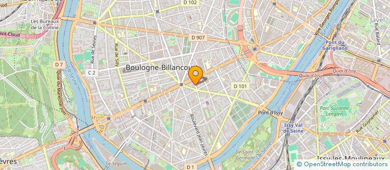 localisation de l'entreprise COBAL FRANCE à BOULOGNE-BILLANCOURT