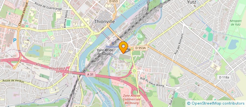 localisation de l'entreprise COBALAU  THIONVILLE