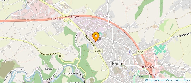 localisation de l'entreprise COBALT FX à PLERIN
