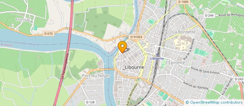 localisation de l'entreprise COBALT TEAM  LIBOURNE