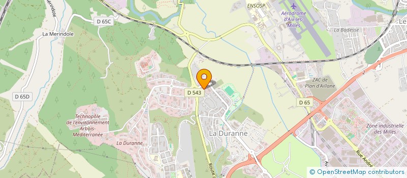 localisation de l'entreprise COBAMA à AIX-EN-PROVENCE