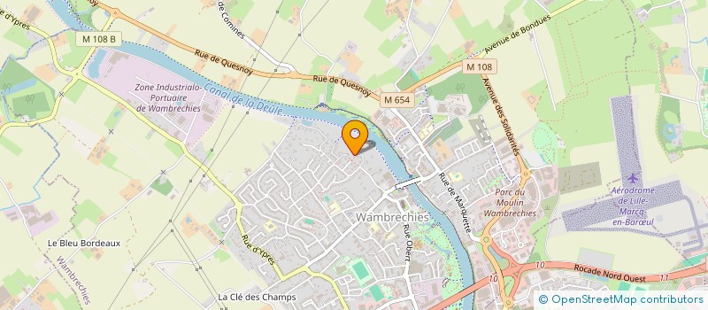 localisation de l'entreprise COBAMA  WAMBRECHIES