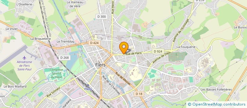 localisation de l'entreprise COBANOR CONSTRUCT BAS NORMANDE à FLERS