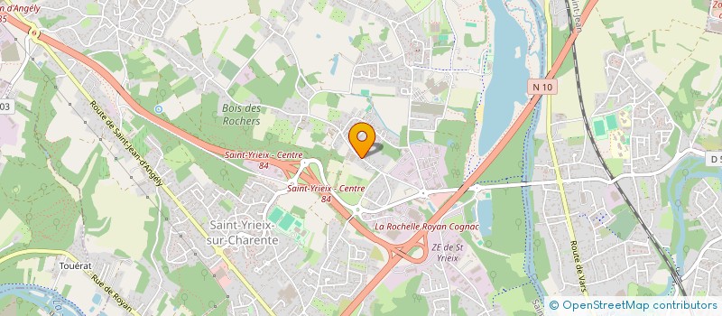 localisation de l'entreprise COBARE à SAINT-YRIEIX-SUR-CHARENTE