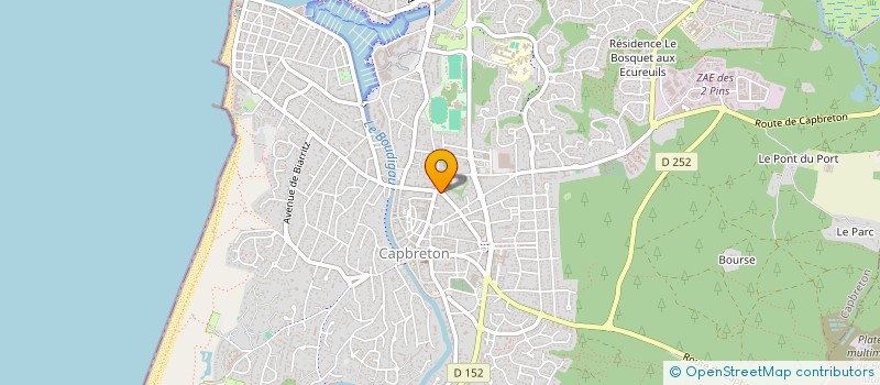 localisation de l'entreprise COBASE à CAPBRETON