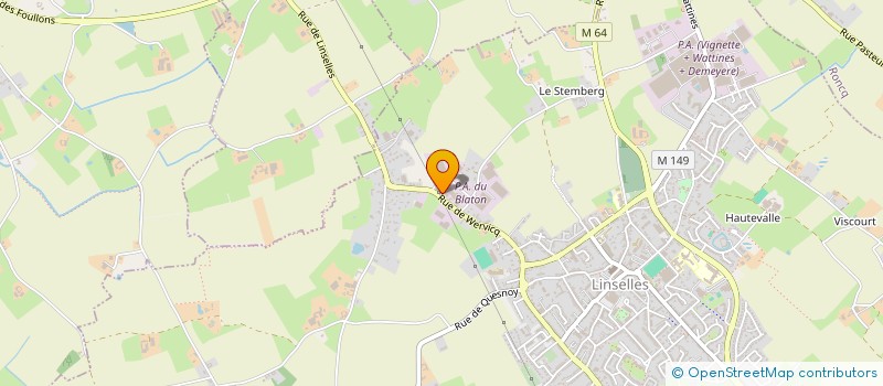 localisation de l'entreprise COBAT  LINSELLES