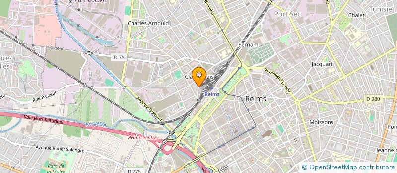 localisation de l'entreprise COBAT CONTRACTANT GENERAL. à REIMS