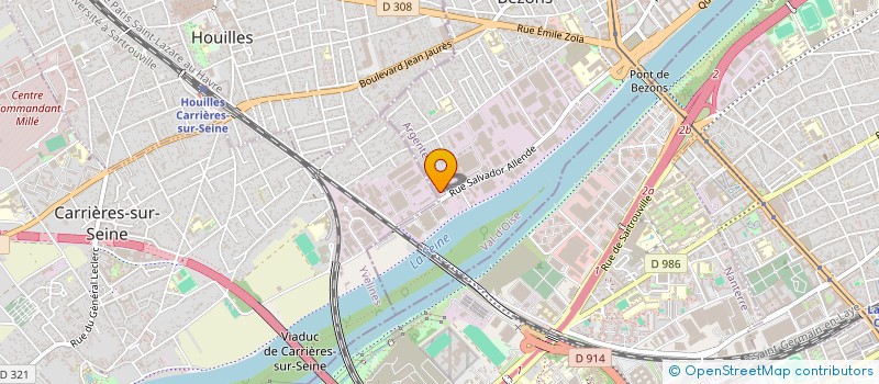 localisation de l'entreprise COBATEC FRANCE à BEZONS