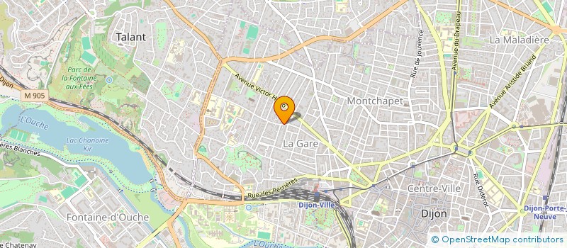 localisation de l'entreprise COBATEC INGENIERIE à DIJON
