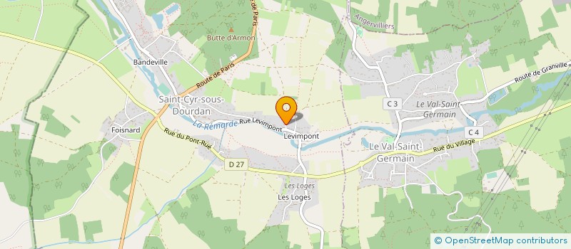 localisation de l'entreprise COBATER à SAINT-CYR-SOUS-DOURDAN