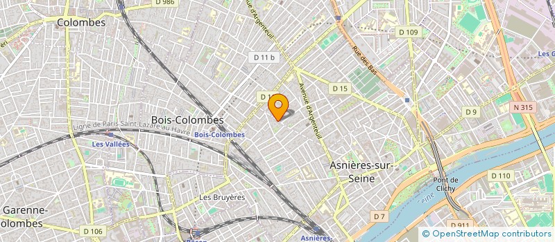 localisation de l'entreprise COBATEX à ASNIERES-SUR-SEINE