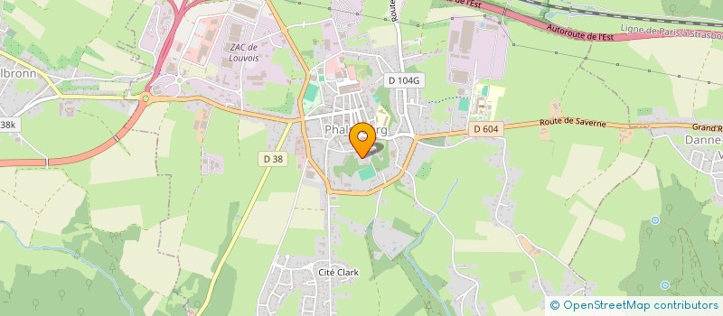 localisation de l'entreprise COBATI à PHALSBOURG