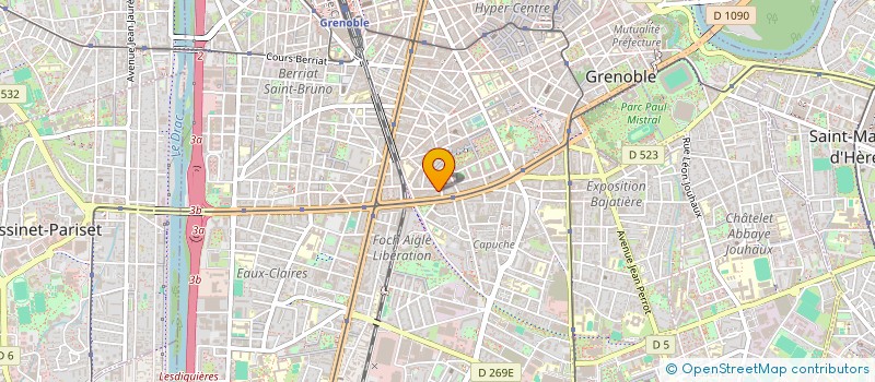 localisation de l'entreprise COBATIMMO à GRENOBLE